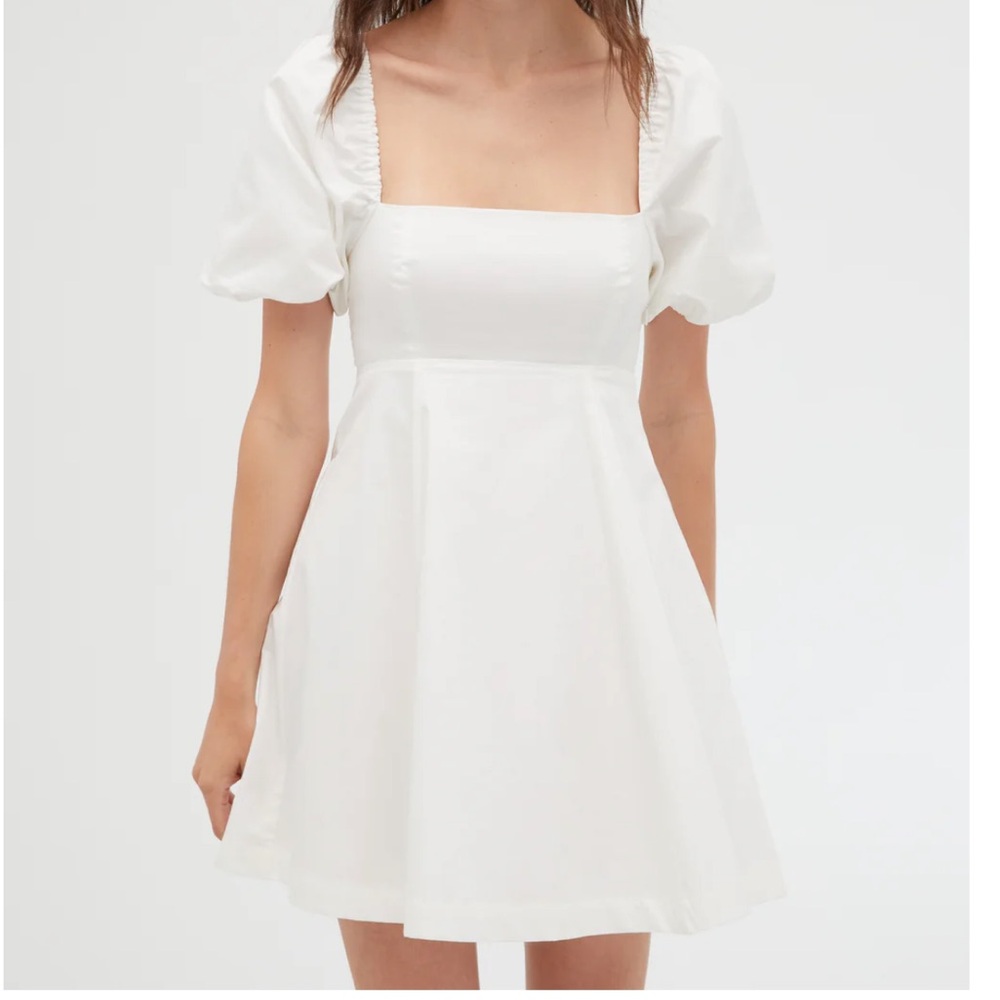 Hill House White Mini Dress